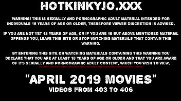 Play APRIL 2019 News at HOTKINKYJO site extreme anal prolapse, dildos & fisting