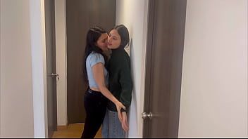 Play My boss and I touched each other in the office meeting, she gave me a very tasty tongue!