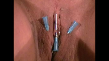 Play Pussy needle torment and extreme amateur bdsm of busty slave