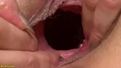 Play Tattooed MILF Gets Rough Double-Fisted by Big Black Cock
