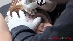 Play Extreme Tattoo Session Leaves Amina Sky Covered in Ink