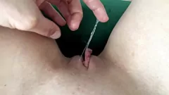 Female POV Wet Shaved Pussy Close-up Fingering & Orgasm