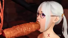 Play Busty Slut Craves Anal with Futanari Shemale in Filthy 3D Dungeon