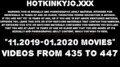 Play Extreme Double Anal Fisting & Huge Dildo Play with Hotkinkyjo