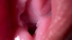 Play Brunette Babe's Gaping Pussy: Extreme Close-Up Masturbation and Dirty Talk