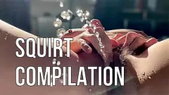 Play Hairy Stepmom's Squirt Orgasm Compilation