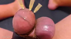 Play Skewered Testicles: Extreme CBT Edging & Cumshot