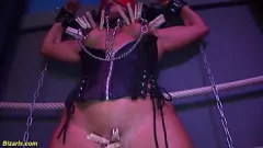 Play Latex-Clad Muscle MILF's Bizarre, Rough Sex Session