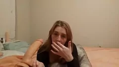 Play Long Thick Dildo Anal Fisting Deepthroat Cumshot Princess Kay
