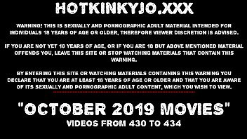 Play OCTOBER 2019 News at HOTKINKYJO site: double anal fisting, prolapse, public nudity, large dildos