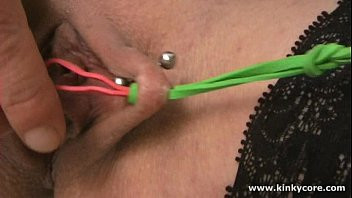 Play Extreme play with stapler and squirting orgasms