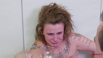 Play Brutal Gagging Face Fuck For Tattooed Teen