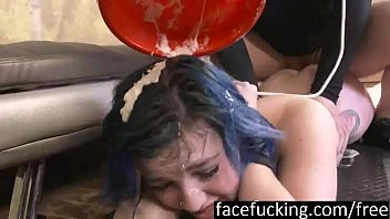 Play Restrained Kimberly Kane Brutally Throated And Fucked