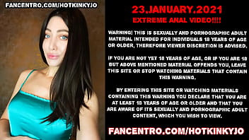 Play Extreme prolapse & huge violet dildo anal by Hotkinkyjo