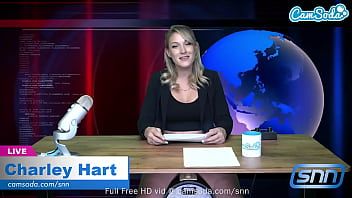 Play Camsoda - Hot Blonde Milf rides Sybian and masturbates during news cast
