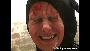 Play Extreme BDSM play with messy tied bitch
