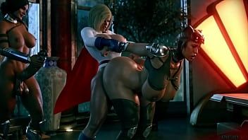 Play Wonder Woman & Power Girl Fuck Cat Woman