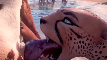 Play Furry Porn Cheetah Blowjob Compilation