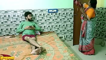 Play Indian teen boy fucking with hot beautiful maid Bhabhi! Uncut homemade sex